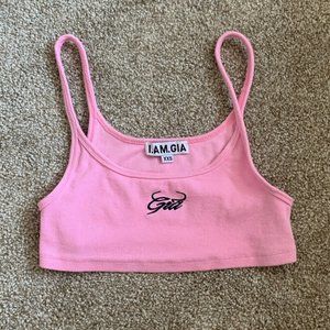 I.AM.GIA pink super crop